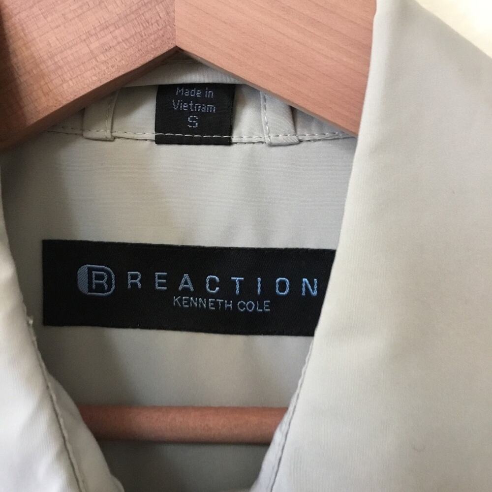 Kenneth Cole Reaction Light Gray Classic Rain Coat - Picture 3 of 14